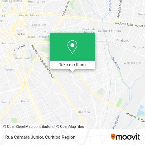 Rua Câmara Junior map