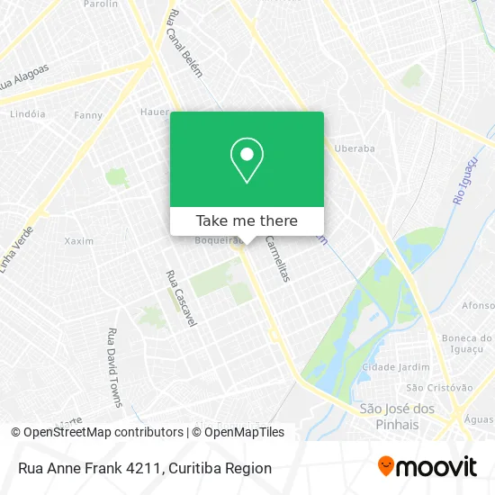 Rua Anne Frank 4211 map