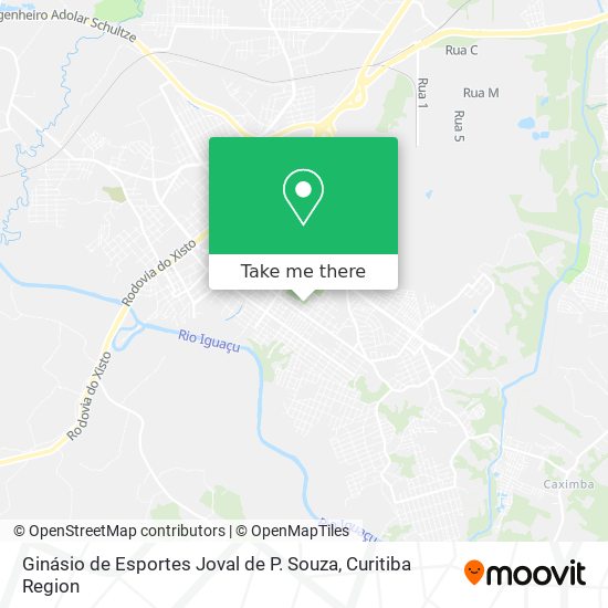 Ginásio de Esportes Joval de P. Souza map