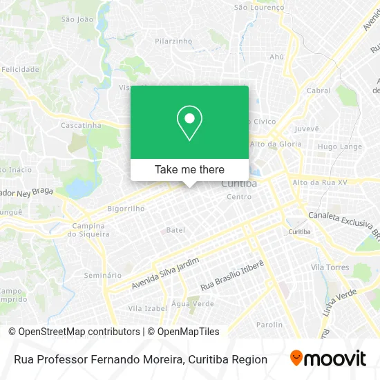 Rua Professor Fernando Moreira map