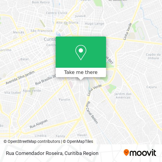 Rua Comendador Roseira map