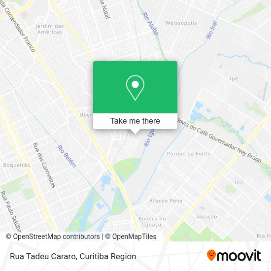 Rua Tadeu Cararo map