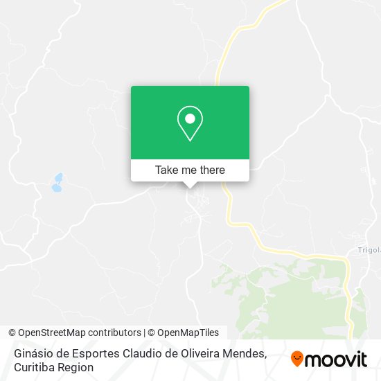 Ginásio de Esportes Claudio de Oliveira Mendes map