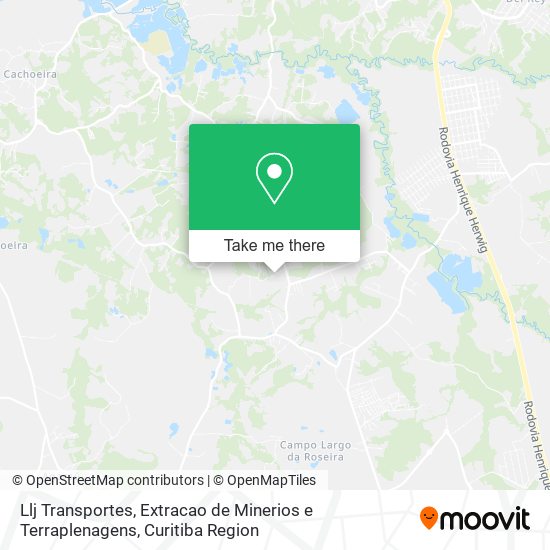 Llj Transportes, Extracao de Minerios e Terraplenagens map