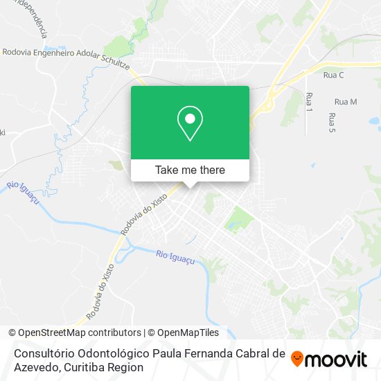 Consultório Odontológico Paula Fernanda Cabral de Azevedo map