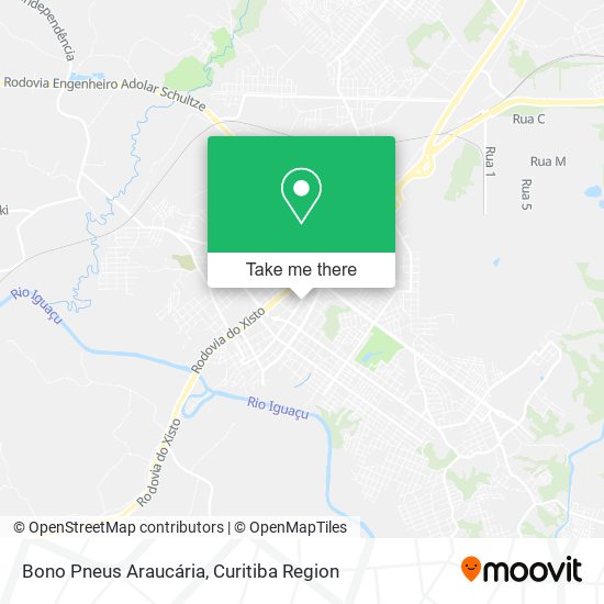 Bono Pneus Araucária map