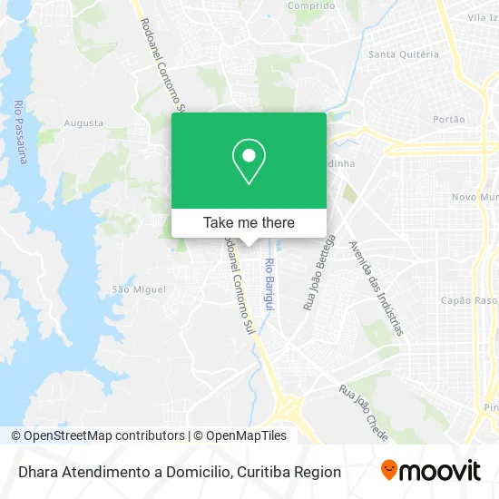 Dhara Atendimento a Domicilio map