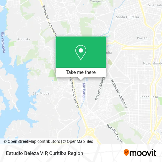 Estudio Beleza VIP map