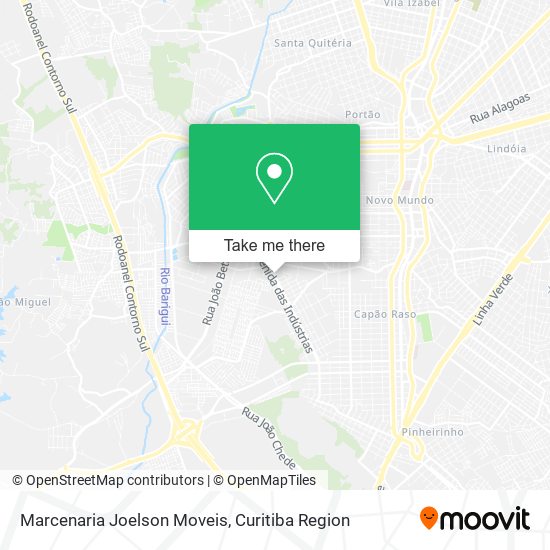 Marcenaria Joelson Moveis map
