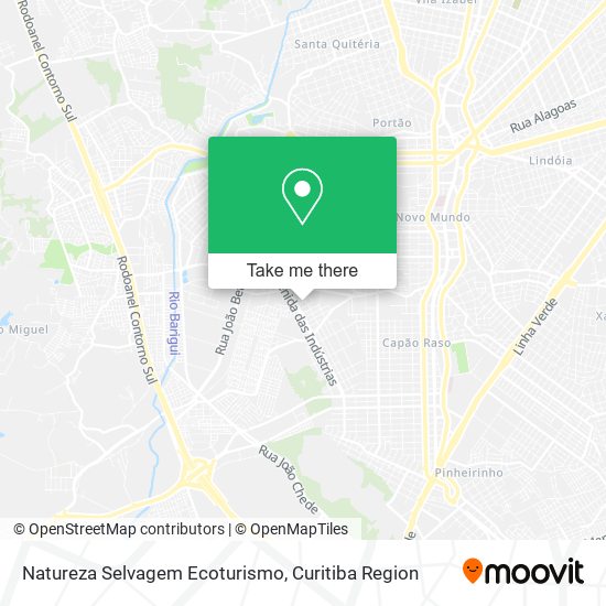 Natureza Selvagem Ecoturismo map