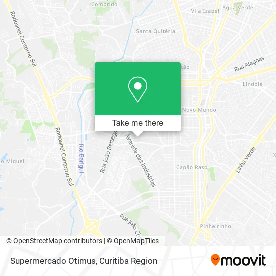 Supermercado Otimus map