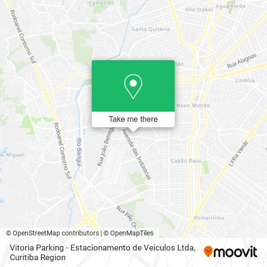 Mapa Vitoria Parking - Estacionamento de Veiculos Ltda