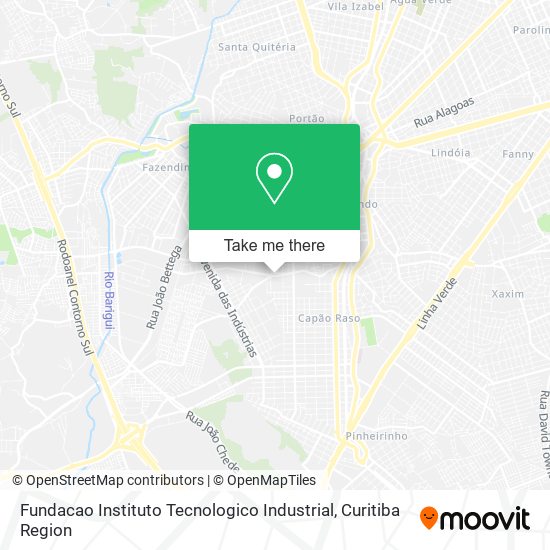 Fundacao Instituto Tecnologico Industrial map