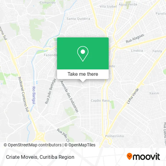 Criate Moveis map