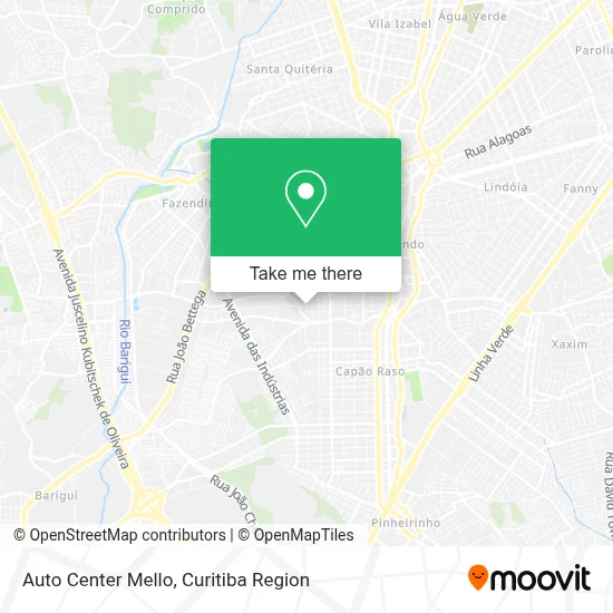 Auto Center Mello map