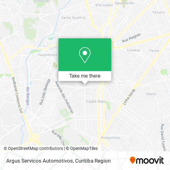 Mapa Argus Servicos Automotivos