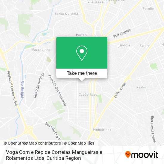 Voga Com e Rep de Correias Mangueiras e Rolamentos Ltda map