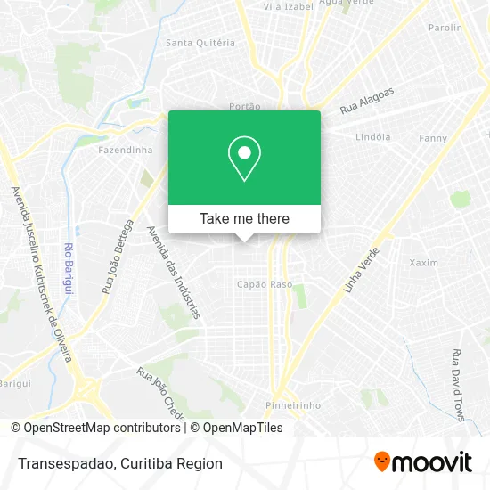 Transespadao map