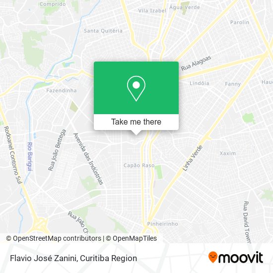 Flavio José Zanini map