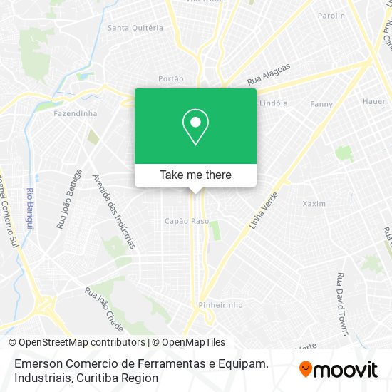Emerson Comercio de Ferramentas e Equipam. Industriais map