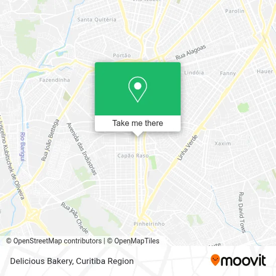 Delicious Bakery map