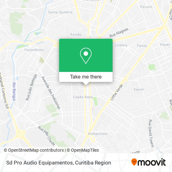 Sd Pro Audio Equipamentos map