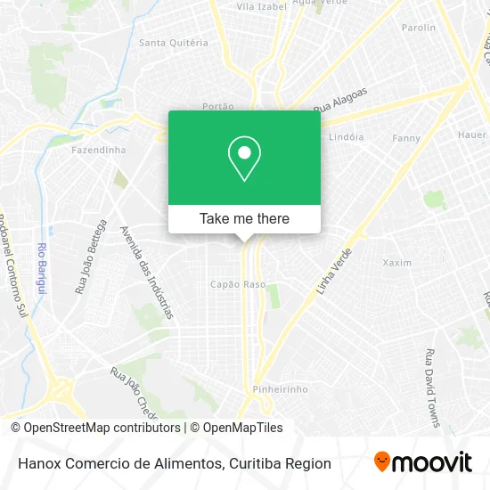 Hanox Comercio de Alimentos map