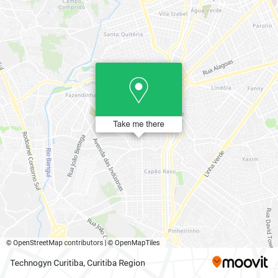 Technogyn Curitiba map