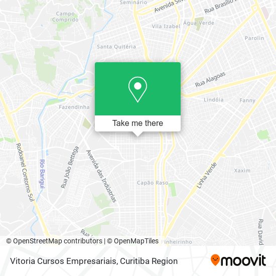 Vitoria Cursos Empresariais map