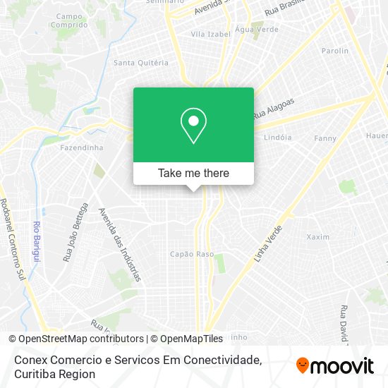 Conex Comercio e Servicos Em Conectividade map