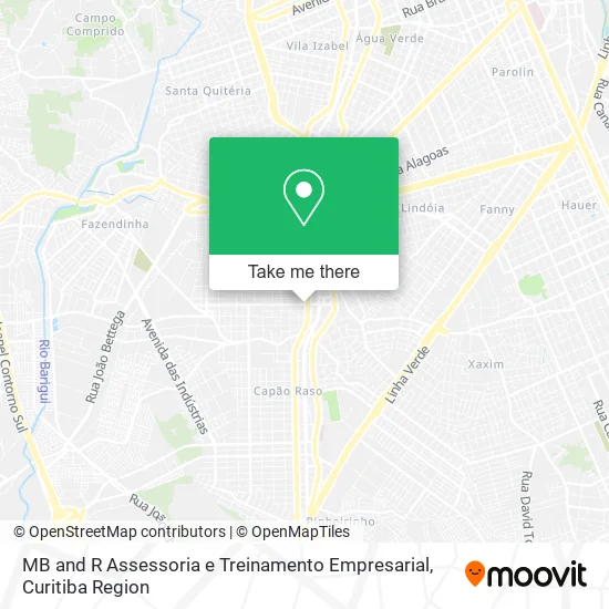 MB and R Assessoria e Treinamento Empresarial map
