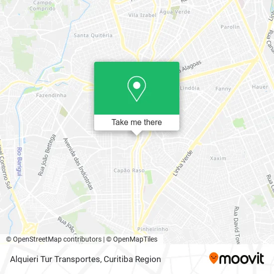 Alquieri Tur Transportes map