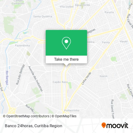 Banco 24horas map