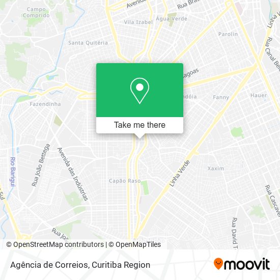 Agência de Correios map