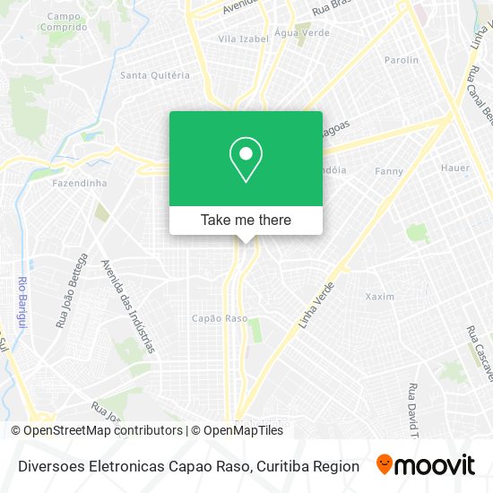 Diversoes Eletronicas Capao Raso map