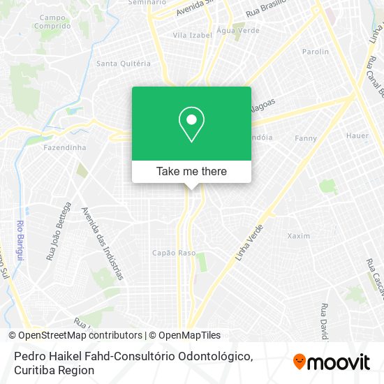 Mapa Pedro Haikel Fahd-Consultório Odontológico