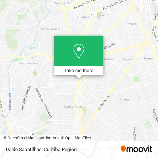 Daele Sapatilhas map