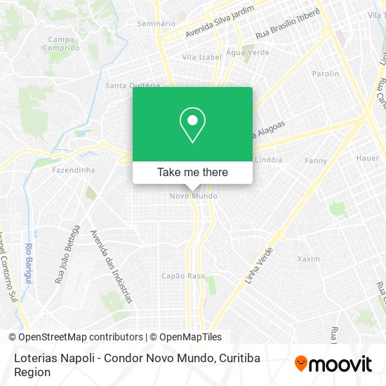 Mapa Loterias Napoli - Condor Novo Mundo