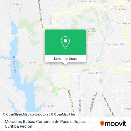 Moradias Itatiaia Comercio de Paes e Doces map