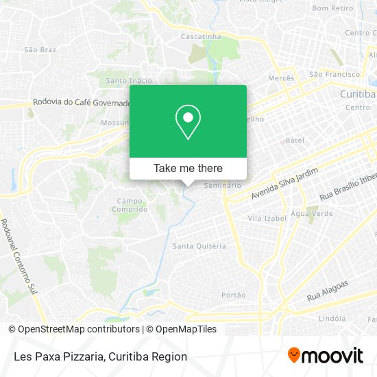 Les Paxa Pizzaria map
