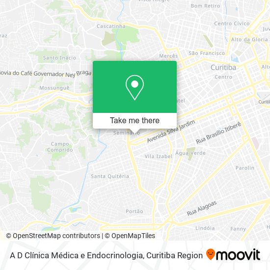 A D Clínica Médica e Endocrinologia map