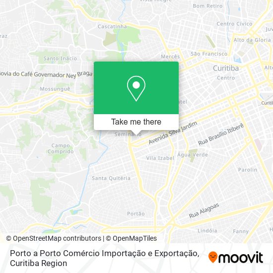 Porto a Porto Comércio Importação e Exportação map