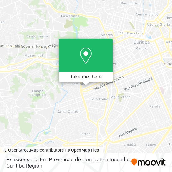 Psassessoria Em Prevencao de Combate a Incendio map