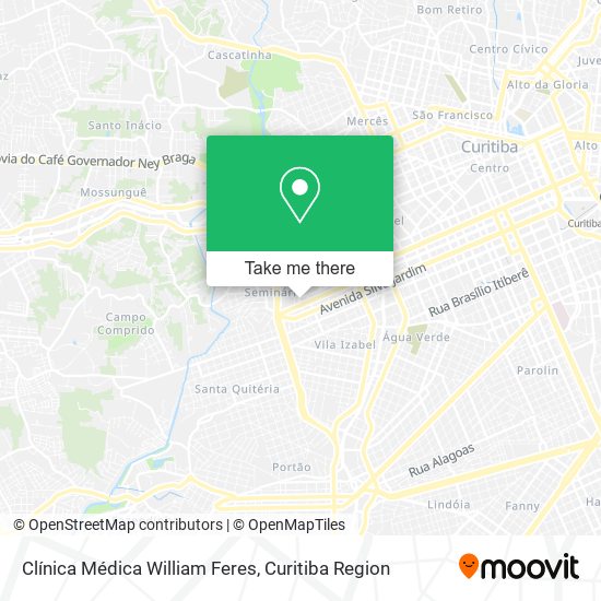 Clínica Médica William Feres map