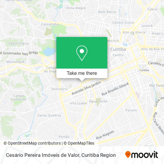 Cesário Pereira Imóveis de Valor map