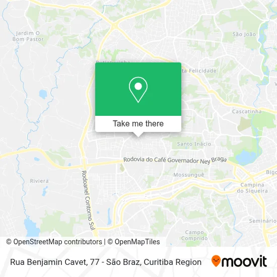 Rua Benjamin Cavet, 77 - São Braz map