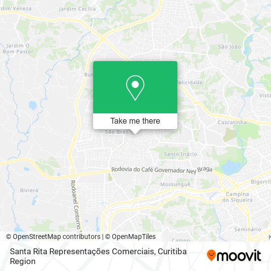 Santa Rita Representações Comerciais map