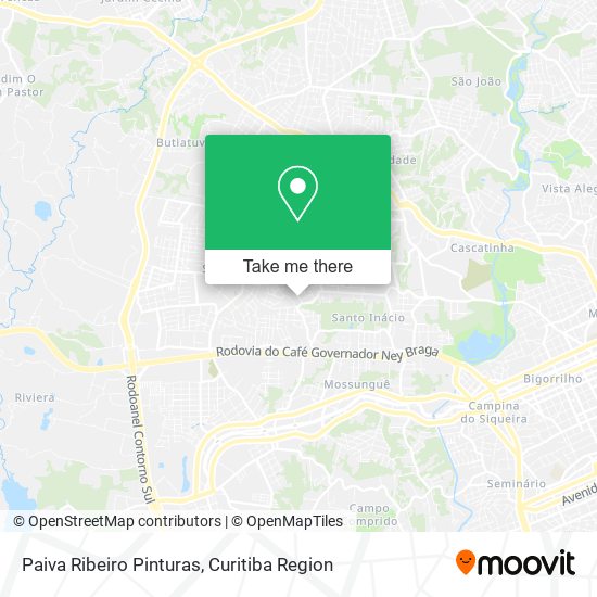 Paiva Ribeiro Pinturas map