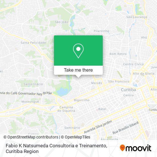 Fabio K Natsumeda Consultoria e Treinamento map