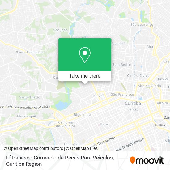 Lf Panasco Comercio de Pecas Para Veiculos map